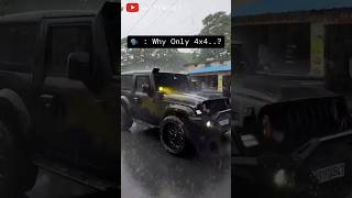 💪Thar VS JEEP Wrangler 👿टोचन मुकाबला💪 thar shortsvideo offroading viralshorts fortuner [upl. by Schoof]