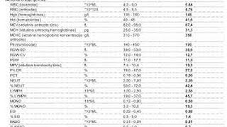 Overview Full Blood Count Result [upl. by Kristan]