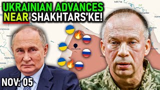 05 Nov Ukrainian Advances near the Village of Shakhtarske Russian Losses  Update from Ukraine [upl. by Abijah]