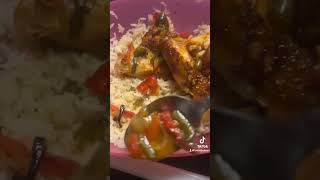 Chileee that chicken fell off the bone 🍗🍚🧅🫑🍅 youtube food dinner chicken foodie eats [upl. by Attej]