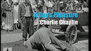 Charlie Chaplin  Stuck in Tar A Days Pleasure 1919 [upl. by Heddie]