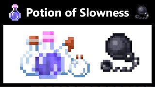 How to Make a Potion of Slowness IV in Minecraft [upl. by Airahcaz]