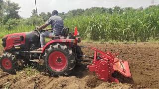 😎😎💪💪Mahindra OJA 2130 30 hp tractor with Mahindra 24 blade minivator successful demo😎😎💪💪 [upl. by Kathye]