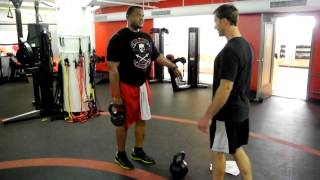 Ipsilateral Kettlebell Reverse Lunge [upl. by Ollie]