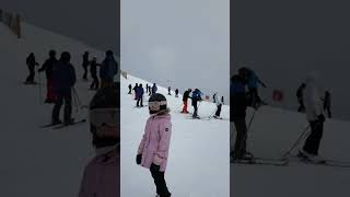 Interesting people skiing on beautiful slopes in AndorraSkiAndorra WinterWonderland Skiing [upl. by Descombes]