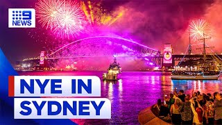 Millions to pack Sydney Harbour this New Years Eve  9 News Australia [upl. by Ardnekal304]