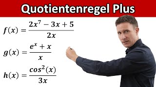 Quotientenregel Kettenregel ex sinx [upl. by Concha]