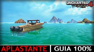 UNCHARTED 4  100  APLASTANTE  Capitulo 12 En altamar  Español Latino [upl. by Yate166]