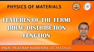 Features of the Fermi Dirac Distribution Function [upl. by Ruosnam]