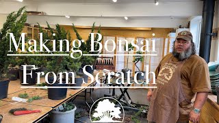 Creating Bonsai From Nursery Stock  Greenwood Bonsai Studio [upl. by Akeenahs]