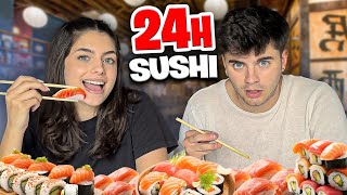 🍣MANGIAMO PER 24 ORE SOLO SUSHI [upl. by Llehcar]