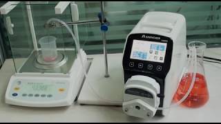 LabV6 Flow Rate Peristaltic Pump Fixed Volume Measurement [upl. by Leasim]