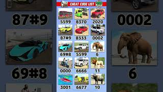 New cheat code list in Indian bike driving 3d game viralvideo viralvideoindianbikedriving3dal [upl. by Azyl142]