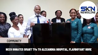 NCCU DONATES SMART TVs TO ALEXANDRA HOSPITAL FLAMBOYANT HOME [upl. by Patman]