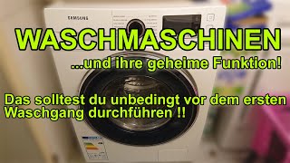 WASCHMASCHINE KALIBRIEREN  FÜR EINE LÄNGERE LEBENSDAUER  FACTOREM  Samsung [upl. by Ymmaj]