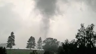 Tornado im Erzgebirge 12062019 [upl. by Richardson]