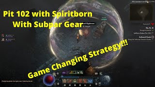 Diablo IV Season 6 Pit of Artificer 102 Spiritborn with a NEW Strategy [upl. by Wootan]