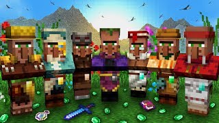 Everything You Need To Know About VILLAGERS In Minecraft [upl. by Shellans]