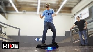 Tony Hawk Rides Worlds First Real Hoverboard  Hendo Hover [upl. by Alvar]