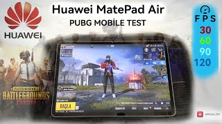 TABLET İLE OYUN TESTİ🔥 HUAWEİ MATEPAD AİR PUBG TEST  KAÇ FPS OYNATIYOR ❓ [upl. by Acilef]