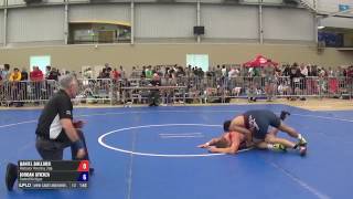 80 Round of 64  Daniel Bullard Wolfpack WC vs Jordan Atienza Central Michigan [upl. by Brahear37]