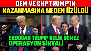 DEM ve CHP TRUMP Kazanınca Neden Üzüldü [upl. by Sorcha]