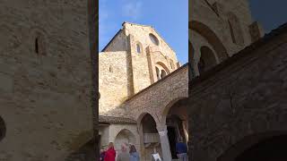 Aquileia IX Basilica exterior amp bell tower sunny 271024 basilica belltower aquileia sunny [upl. by Halla]