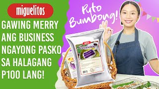 How To Make Puto Bumbong  Miguelitos Kakanin Series Episode 9 [upl. by Shaper]