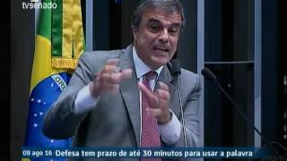 Impeachment  Sessão Extraordinária  09082016 [upl. by Nyloj]