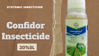 Confidor 20 SL Insecticide Bayer  Imidacloprid 171 Pesticide Uses amp Mode of Action UrduHindi [upl. by Necyla]