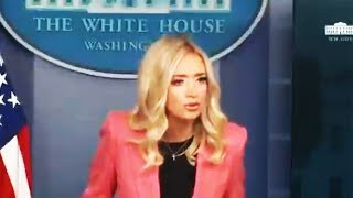 Trump Press Secy Kayleigh McEnany Barely Keeps It Together [upl. by Smail551]