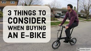 My First Electric Bike  3 Things to Consider Before Buying a Folding EBike  Xiaomi Qicycle review [upl. by Asselim]