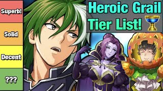 The Definitive Grail Tier List  Who is the Most Valuable Grail Unit in FEH Nov 2023 Edition [upl. by Roda]