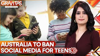 Australia Proposes Social Media Ban for Kids  GRAVITAS [upl. by Jacquetta]