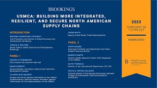 USMCA Building more integrated resilient and secure North American supply chains [upl. by Rilda]