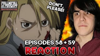 DONT sacrifice her  Fullmetal Alchemist Brotherhood Dub  Episode 58  59 Reaction [upl. by Einimod872]