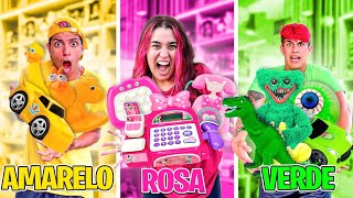 QUEM COMPRAR MAIS BRINQUEDOS DA SUA COR VENCE Conseguimos [upl. by Amalbena]