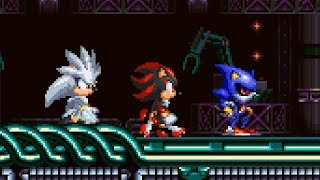 Shadow And Silver  Sonic Mania PLUS Mods ⭐️ Gameplay [upl. by Anividul56]