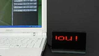 USB LED Message Board with Sound [upl. by Aleahcim]