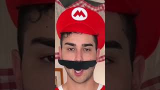 Mario Bros reacting to PIZZA ON FRIES 😂 shorts [upl. by Rosemary563]