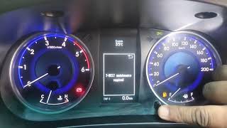 How to reset Timing Belt Light  TBelt  Toyota Hilux Rivo 2018 [upl. by Tterrej]