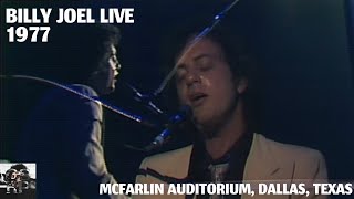 Billy Joel  Live At McFarlin Auditorium Texas October 14 1977  ProShot [upl. by Cleo314]