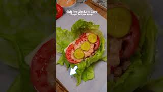 BURGER LETTUCE WRAP KETO [upl. by Aratak]