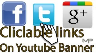 How to make Clickable Links on your Youtube Banner [upl. by Pejsach]