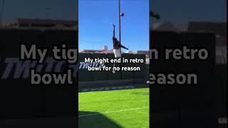 Tight end got hopsnfl retrobowlforyou youtubeshorts [upl. by Yrolg]