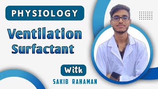 Pulmonary amp alveolar ventilation  Surfactant  Dead space  Respiratory physiology bangla lecture [upl. by Batory]