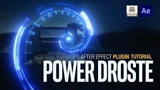 After Effects Power Droste Plugin Tutorial Easy Spiral l Power Droste 플러그인 튜토리얼 [upl. by Nauhs895]