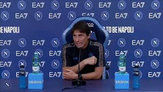 Napoli Conte quotAtalanta tra le grandi Non faccio miracoli si vince e si perde tutti insiemequot [upl. by Oaks]