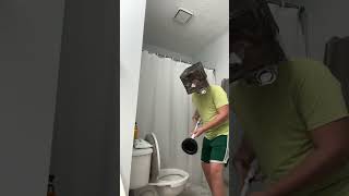 PLUNGER CAMERAMAN IS PLUNGING THE TOILET [upl. by Ayak175]