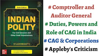 Comptroller amp Auditor General of India CAG  Aarambh Series  Polity for UPSC CSE  Lalita Dahiya [upl. by Czarra]